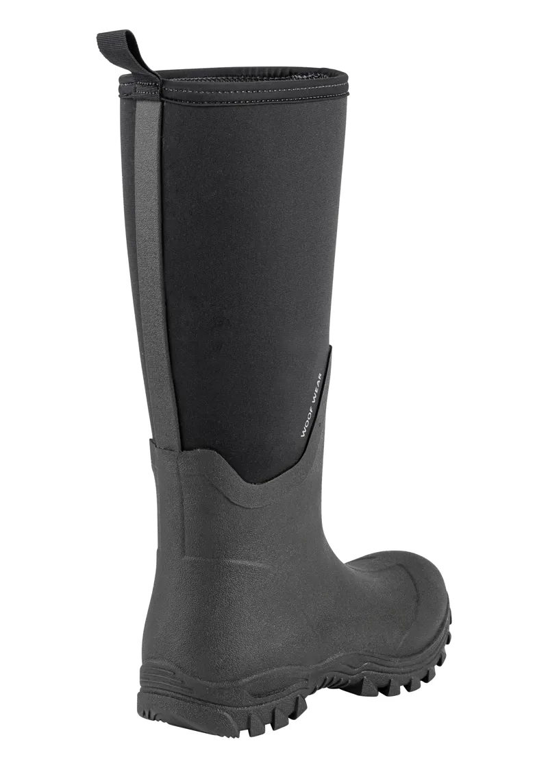 Woof Wear Long Work Boots in Black-2