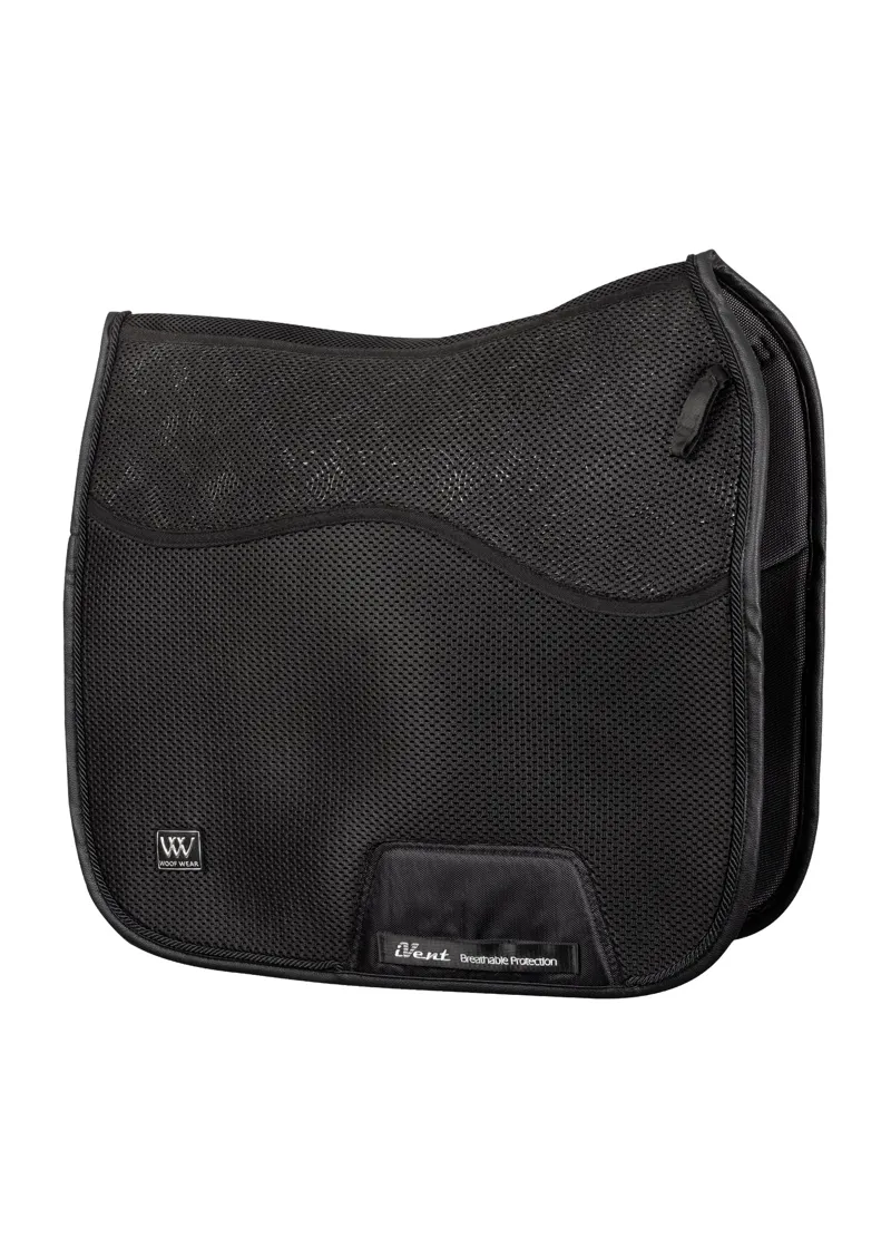 Woof Wear iVent DR Dressage Saddle Pad in Black