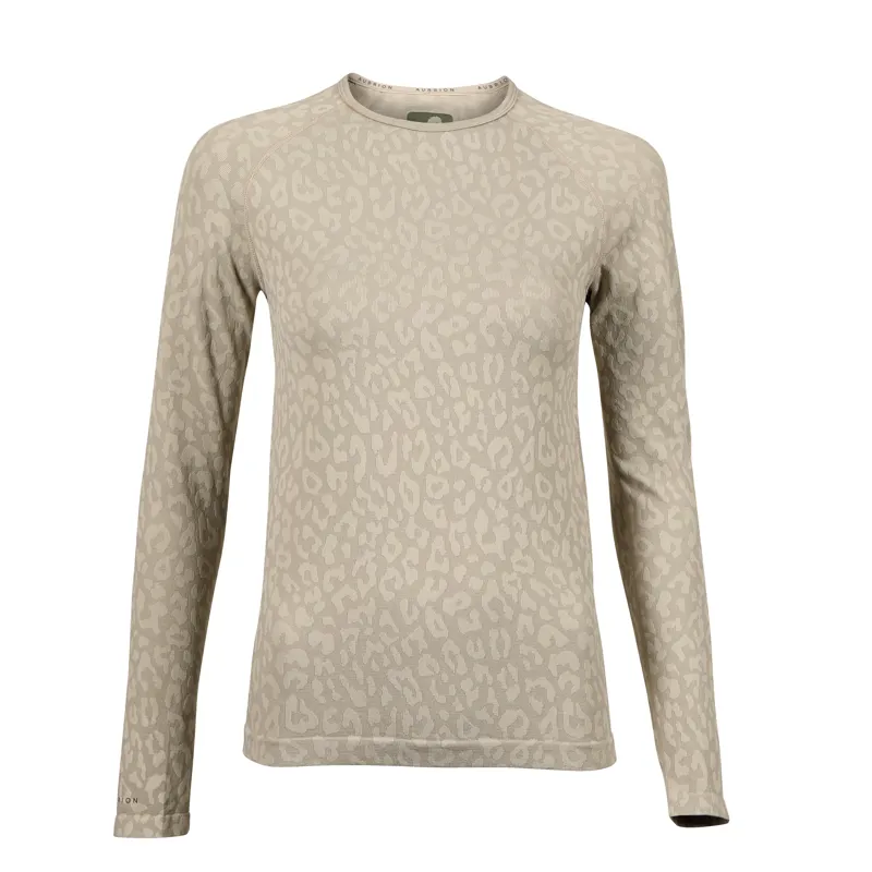 Aubrion Balance Seamless Top Taupe