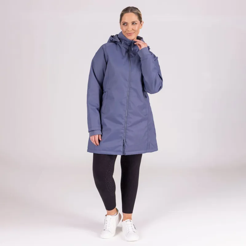 Aubrion Halcyon Mid-Length Coat in Blue