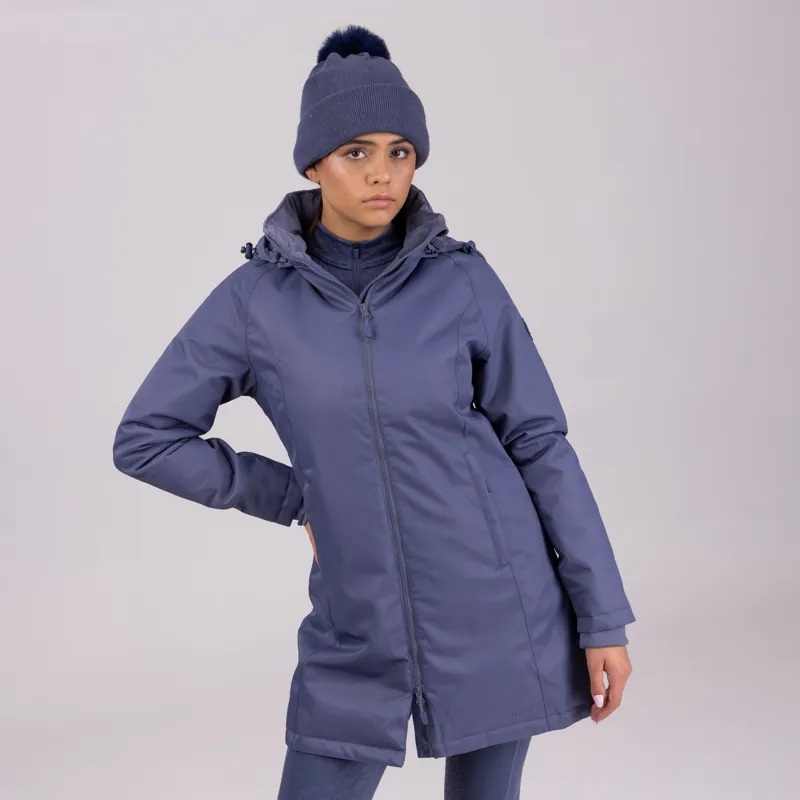 Aubrion Halcyon Mid-Length Coat in Blue-1