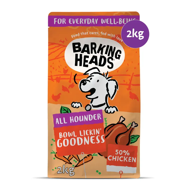 Barking Heads Bowl Lickin' Goodness Chicken Dry Dog Food 2kg