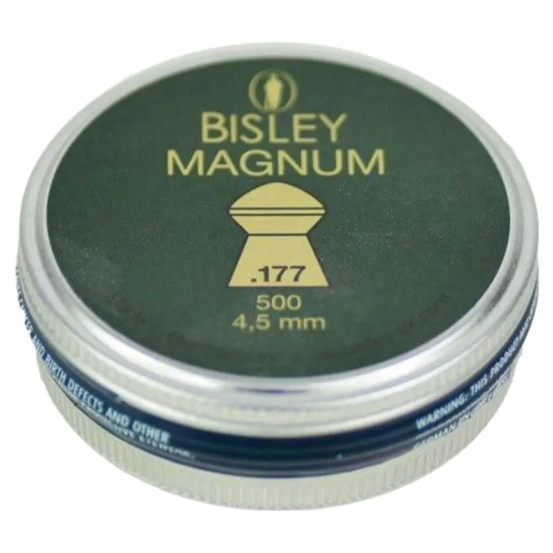 Bisley Magnum Airgun Pellets .177 Tin of 500