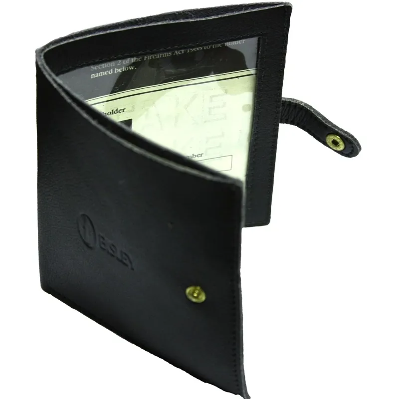 Bisley Leather Shotgun Certificate Wallet-2