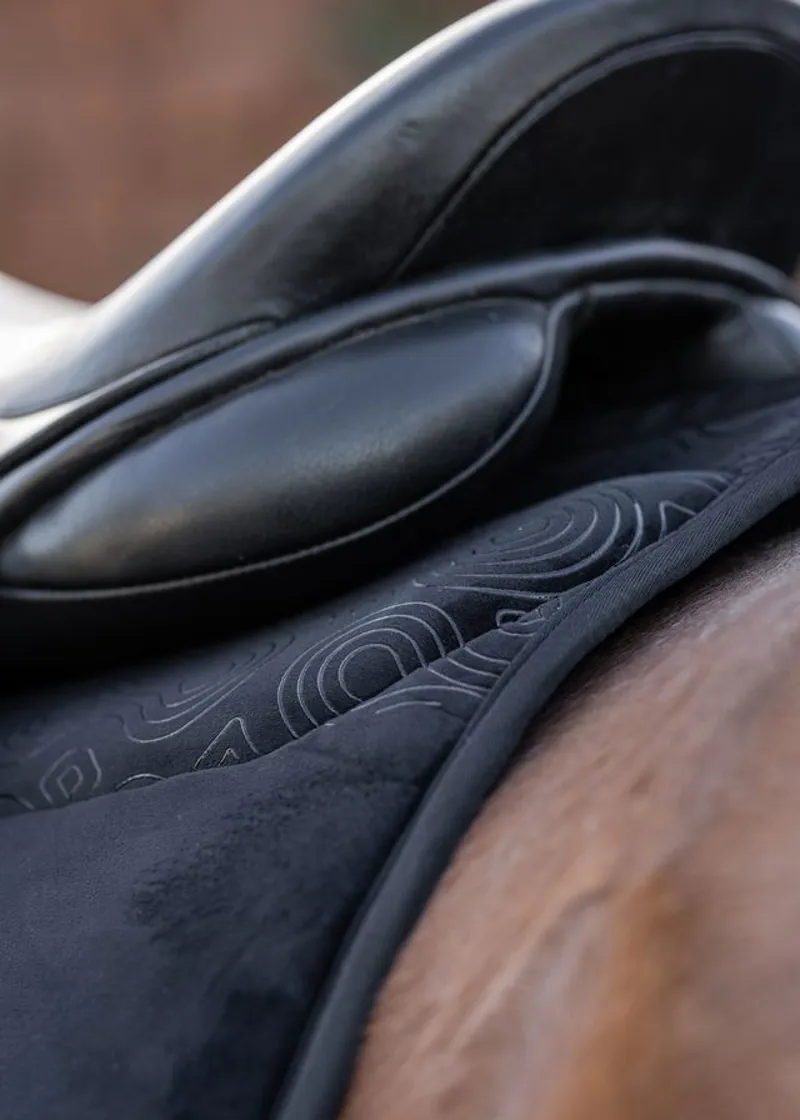 Woof Wear Elite Comfort Plus Dressage Saddle Pad in Black-4