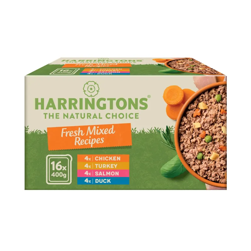 Harringtons Grain Free Wet Dog Food Mixed Selection 400g 16pk-1