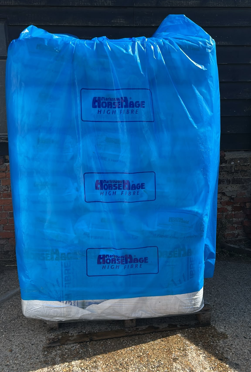 Horsehage Blue High Fibre Horse Haylage 42 Bale Pallet Deal