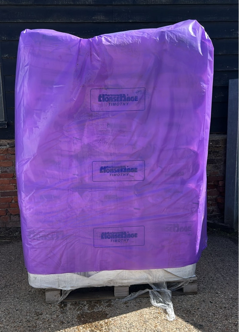 Horsehage Purple Timothy Horse Haylage 42 Bale Pallet Deal
