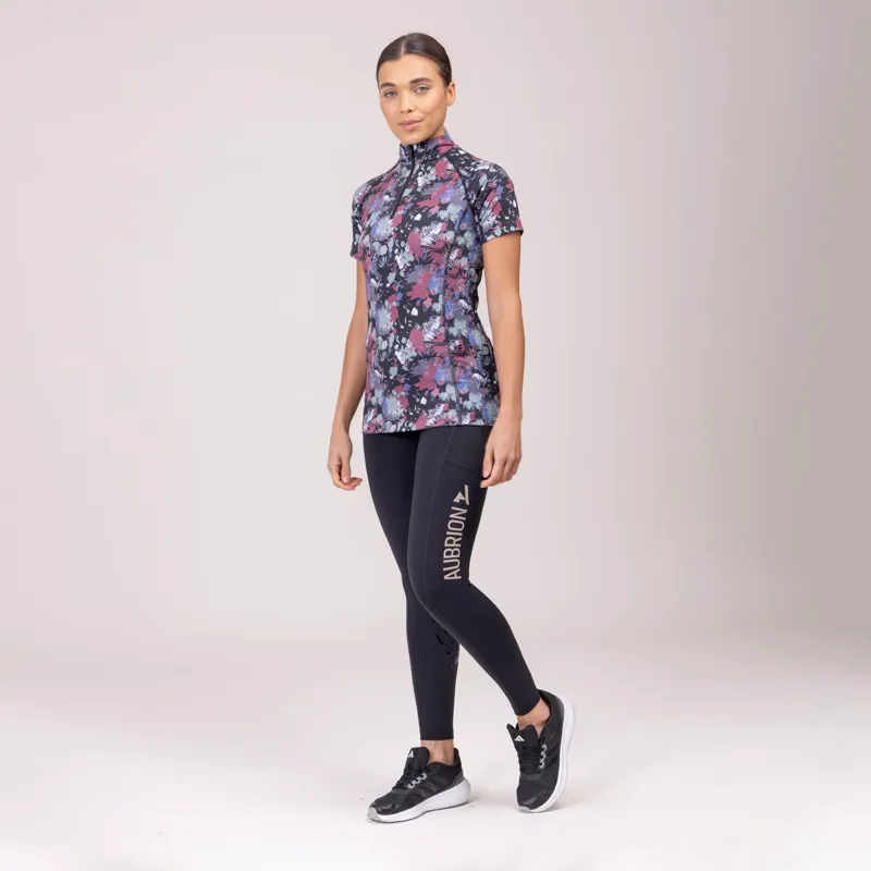 Aubrion React Non-Stop Riding Tights in Shadow-3