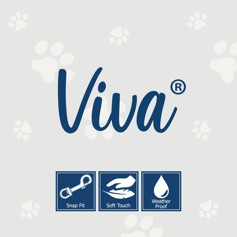 Ancol Viva Padded Nylon Snap Lead in Red-2