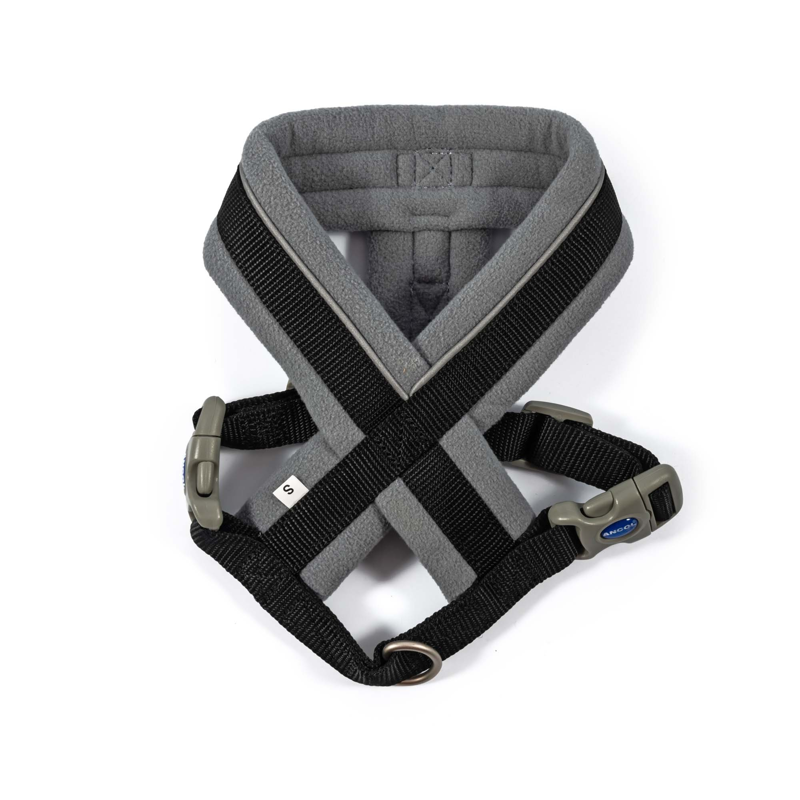 Ancol Viva Padded Dog Harness in Black-1