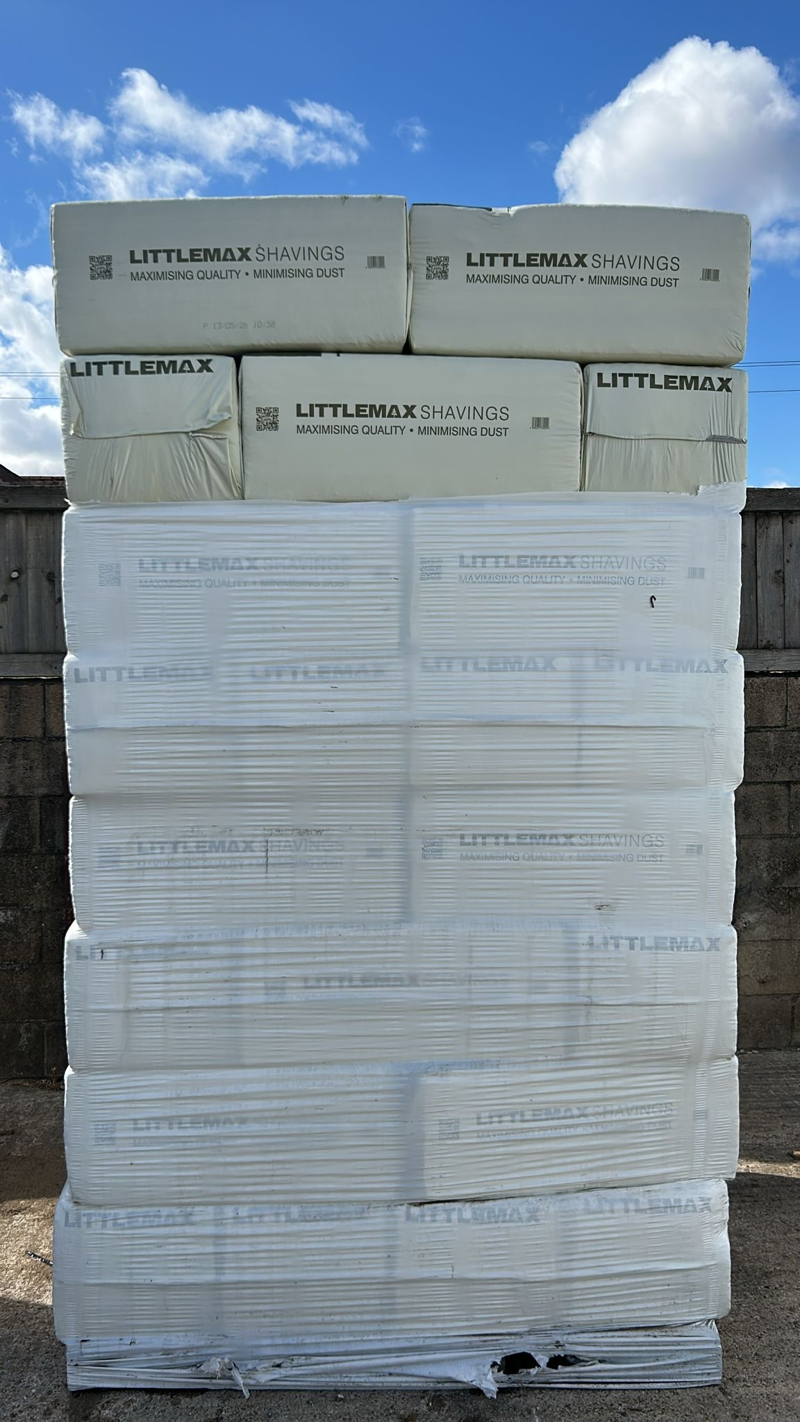 Bedmax Littlemax Fine Bed Shavings 48 Bale Pallet Deal