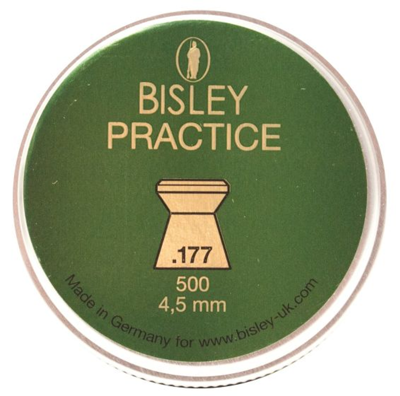 Bisley Practice Air Rifle Pellets .177 Tin of 500