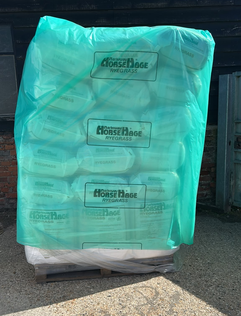 HorseHage Green Ryegrass Horse Haylage 42 Bale Pallet Deal