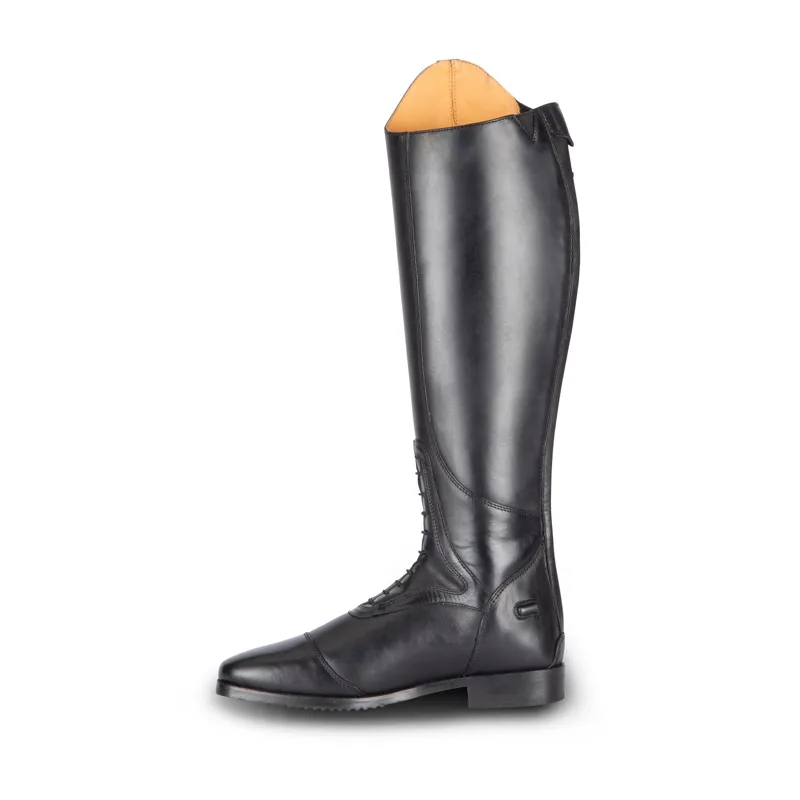 Moretta Tivoli Field Riding Boots Short in Black-3