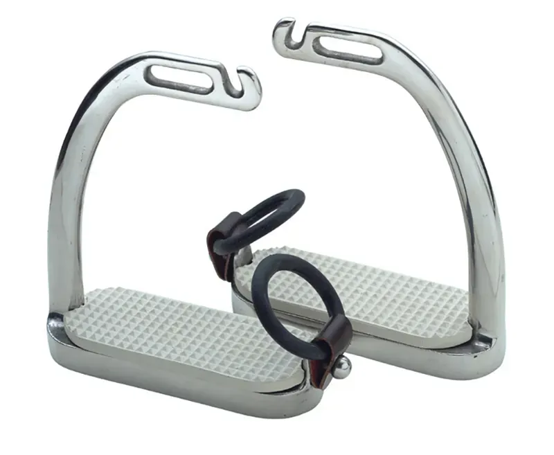 Shires Fillis Peacock Stirrups in Steel