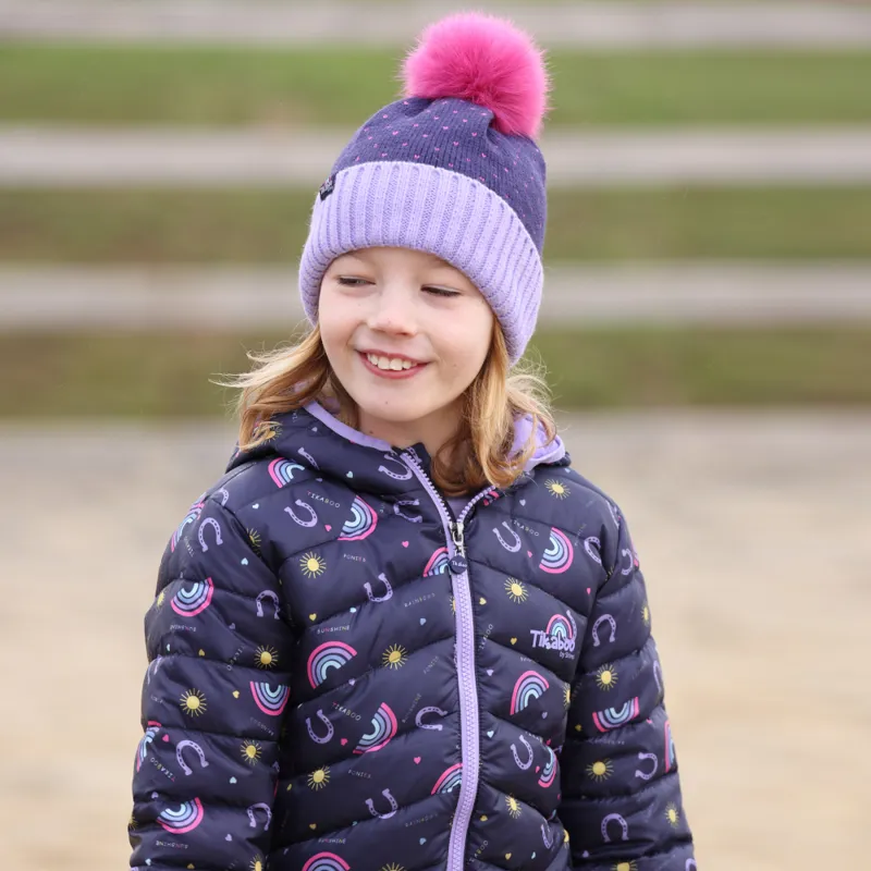 Tikaboo Bobble Hat Lilac-1