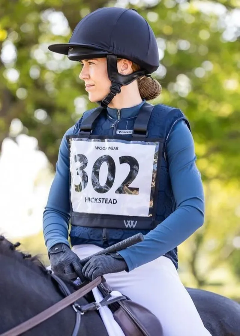 Woof Wear Event Number Bib in Black-1
