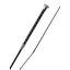 Woof Wear Twisted Dressage Whip in Black/Silver