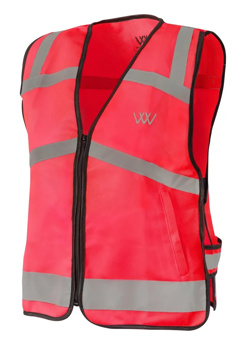 Woof Wear Hi Vis Riding Vest Not Certified Pink