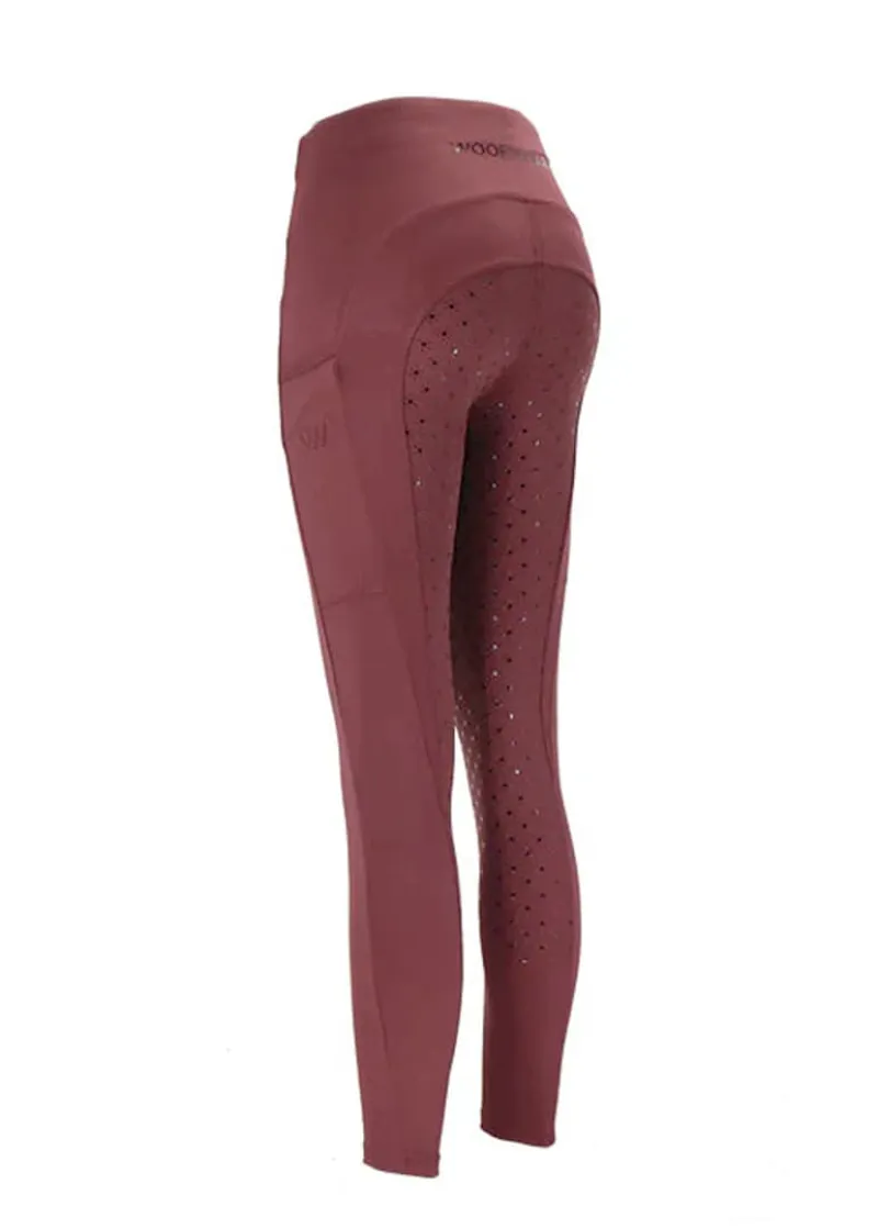 Woof Wear Original Lite Riding Tights in Plum