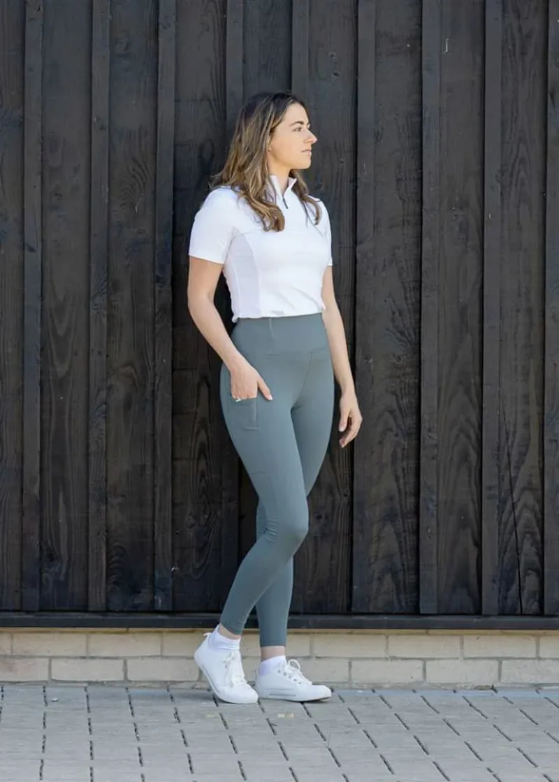 Woof Wear Original Lite Riding Tights in Sage Green-1