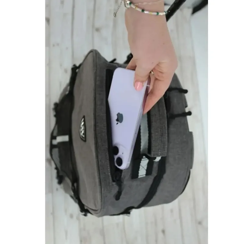 Woof Wear Riders Backpack in Grey-4