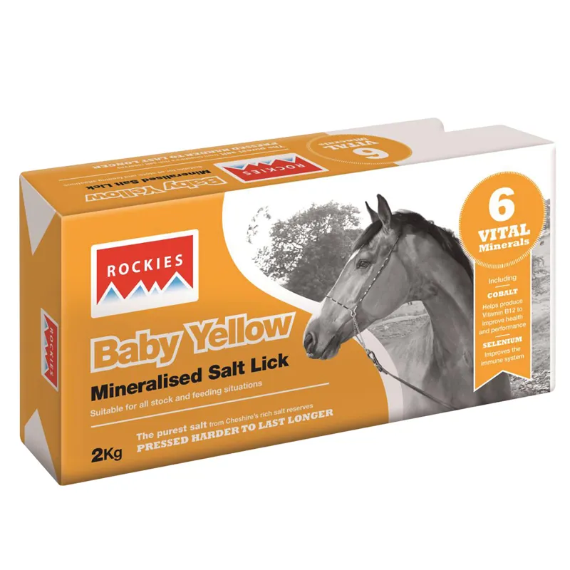 Rockies 2kg Baby Yellow Salt Lick