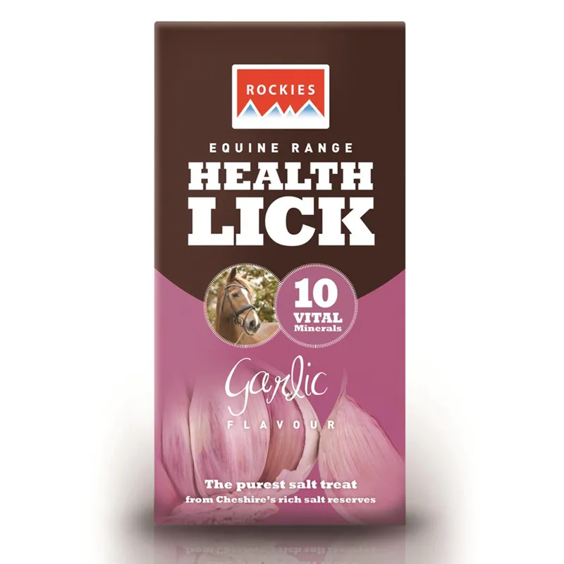 Rockies 2kg Health Garlic Lick