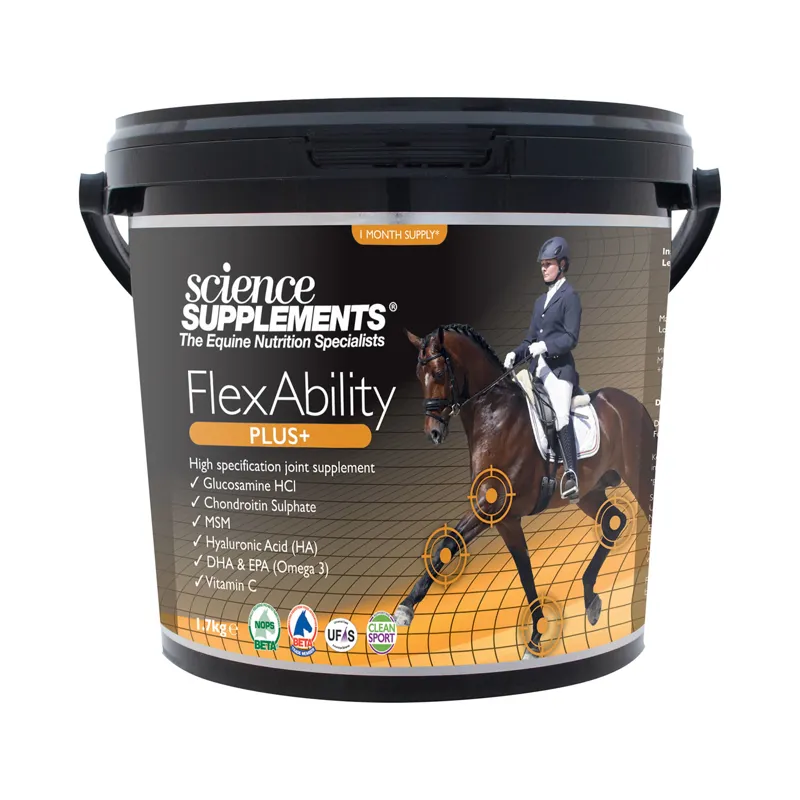 Science Supplements 1.9kg FlexAbility Plus Joint Supplement Tub