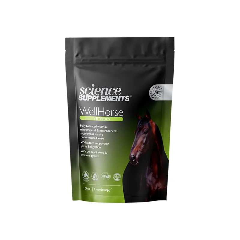 Science Supplements 1.6kg WellHorse Veteran Supplement Tub