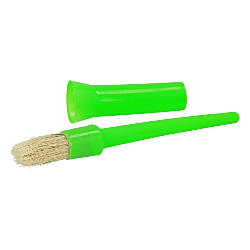 Ezi-Groom Plastic Hoof Oil Brush in Lime Green