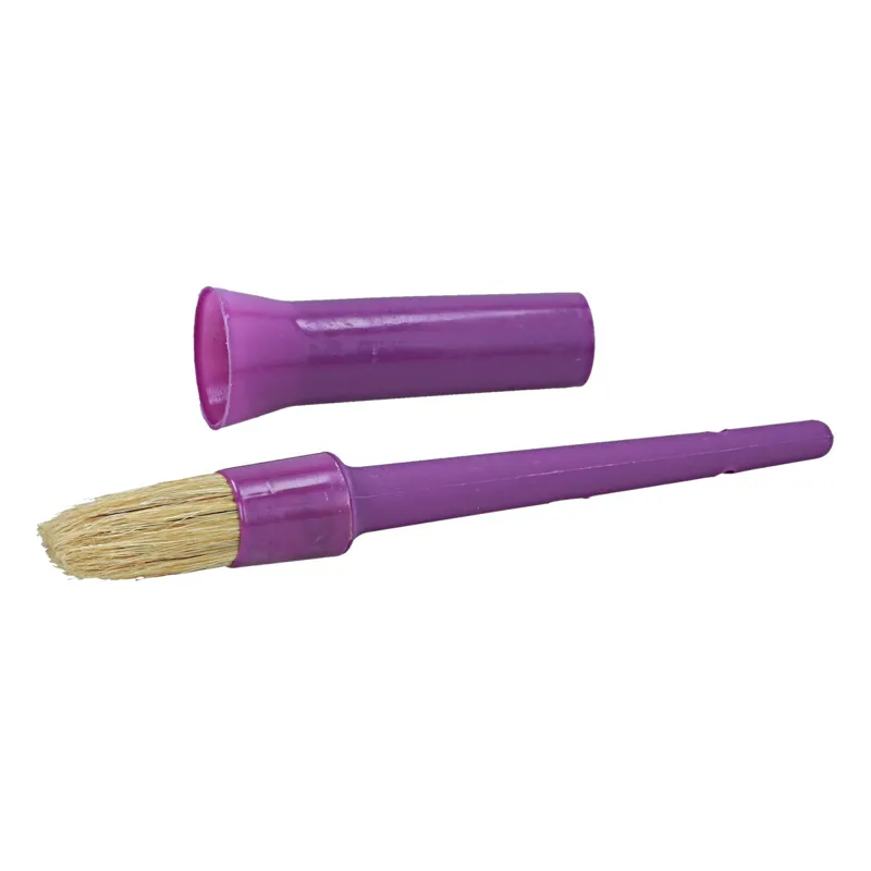 Ezi-Groom Plastic Hoof Oil Brush in Purple