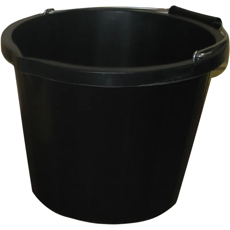 ProStable 3 Gallon Water Bucket in Black