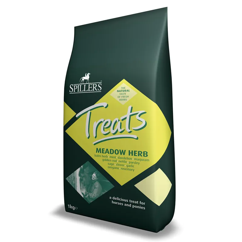 Mars Horsecare Spillers 1kg Meadow Herb Treats in Green