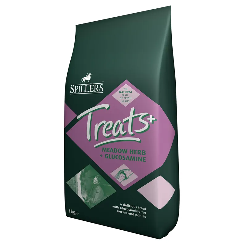 Mars Horsecare 1kg Spillers Meadow Herb Treats w/Glucos. in Green