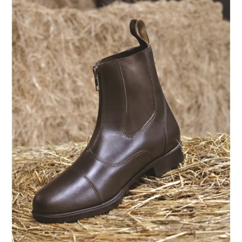 Mark Todd Toddy Zip Jodhpur Boots In Brown