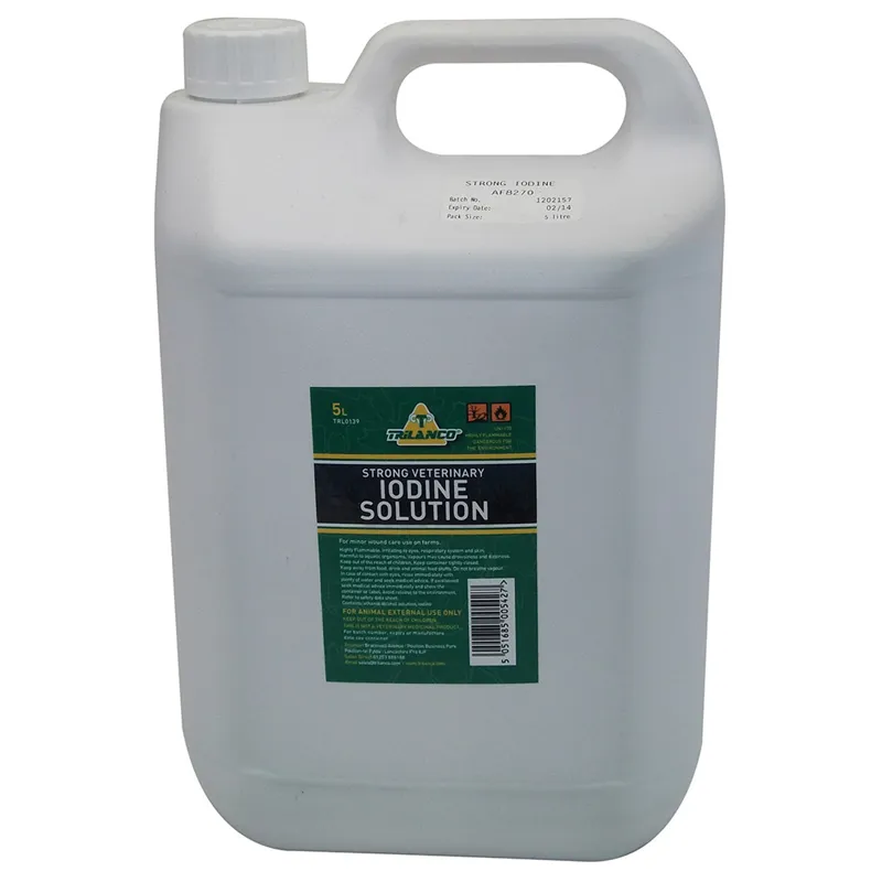 Trilanco 5lt Strong Veterinary Iodine Solution