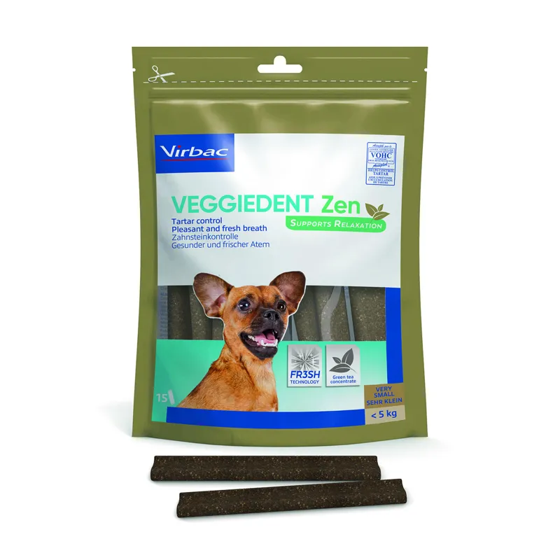 Virbac VeggieDent 15-pack Chews for Dogs - Extra Small