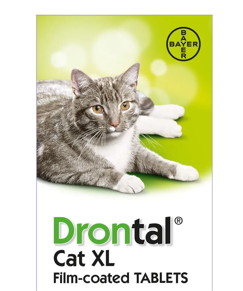 Vetoquinol 8 Pack Drontal Cat Xl Ellipsoid Tablets