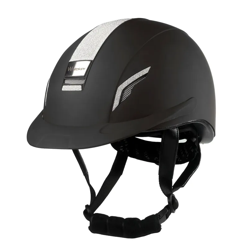 Whitaker VX2 Sparkly Riding Helmet in Black